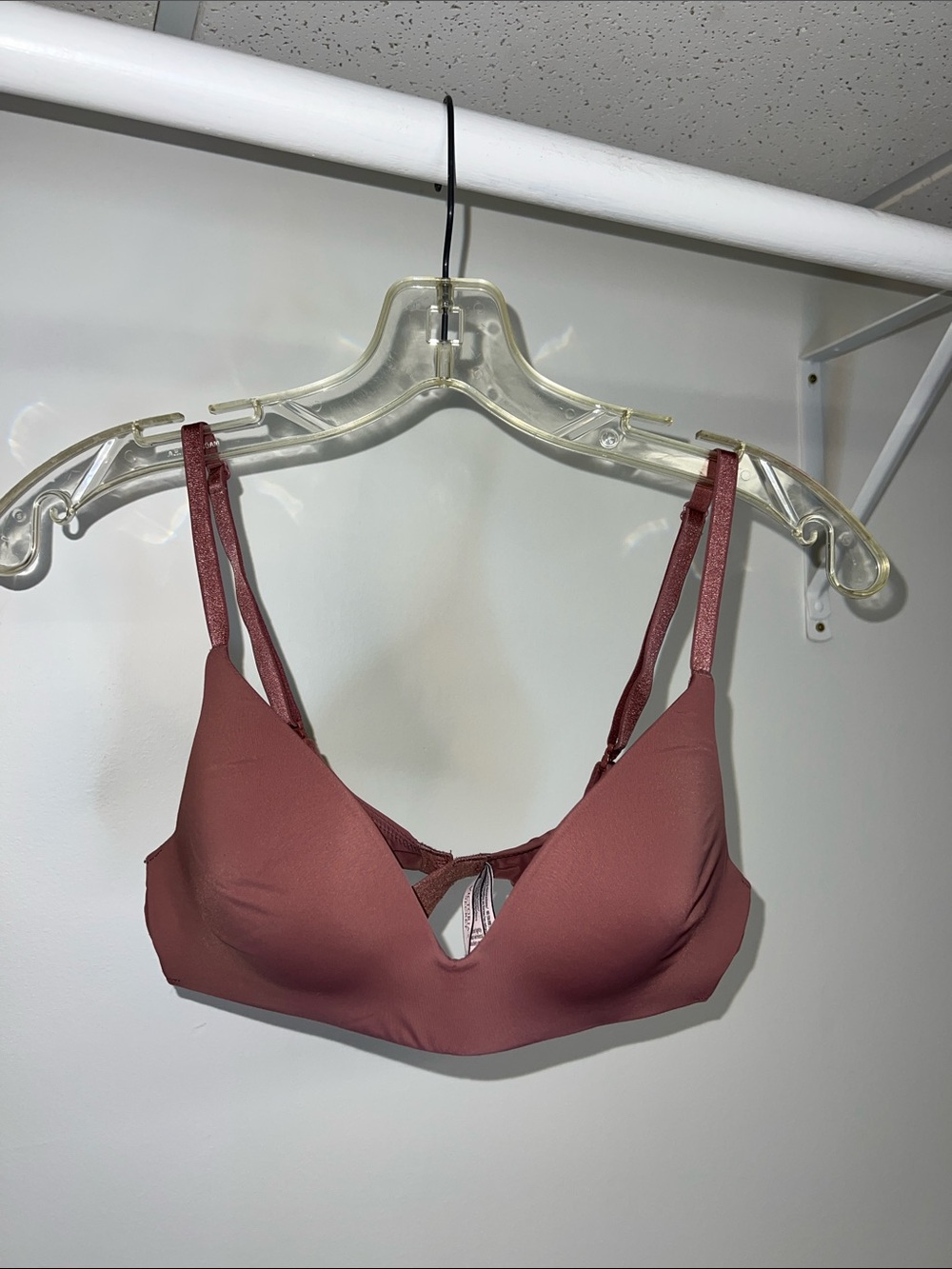 VS Wireless Padded Bra in Dusty‎ Rose- 34B